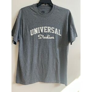 Universal Studios Mens XL‎ Gray Short Sleeve T Shirt Theme Park Graphic Tee